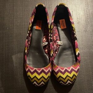 Missoni Chevron Ballet Flats